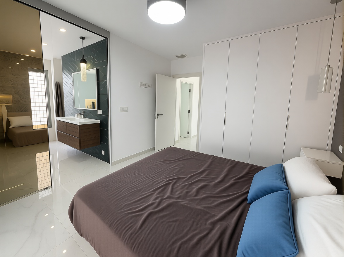 Chalet con acceso directo a playa en Torrevieja — Dormitorio
