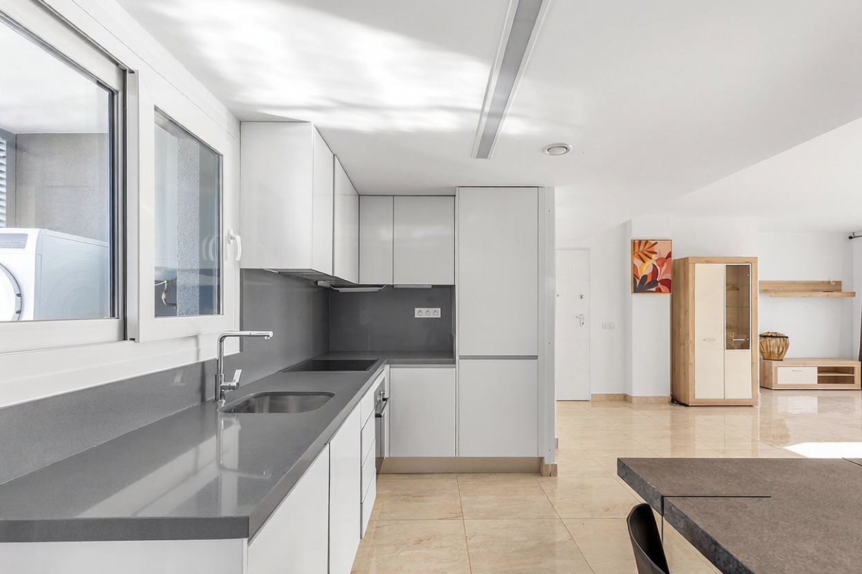 Seafront attic in Torrevieja — Bedroom