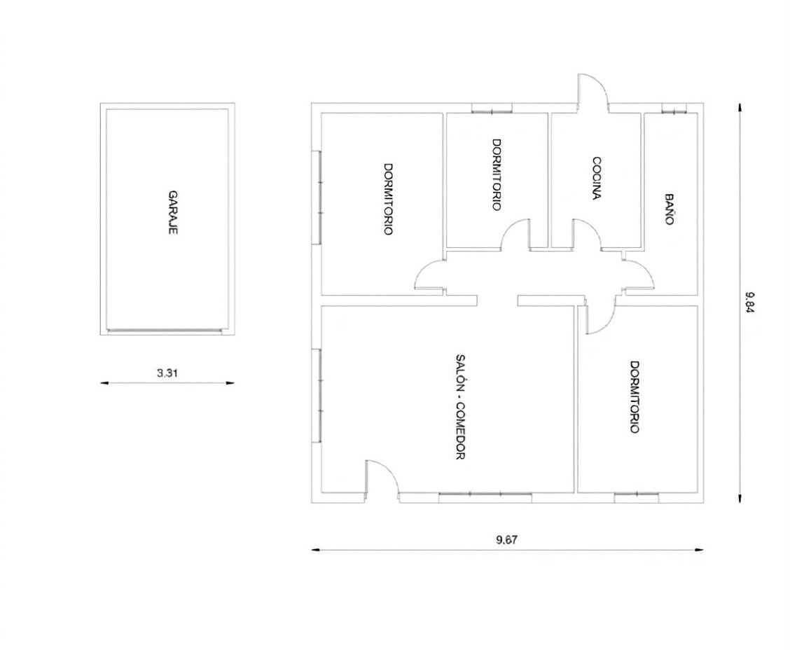 Chalet con acceso directo a playa en Torrevieja — Terraza mar