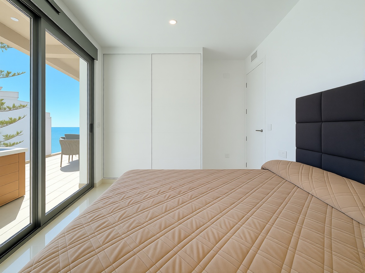 Seafront attic in Torrevieja — Bedroom