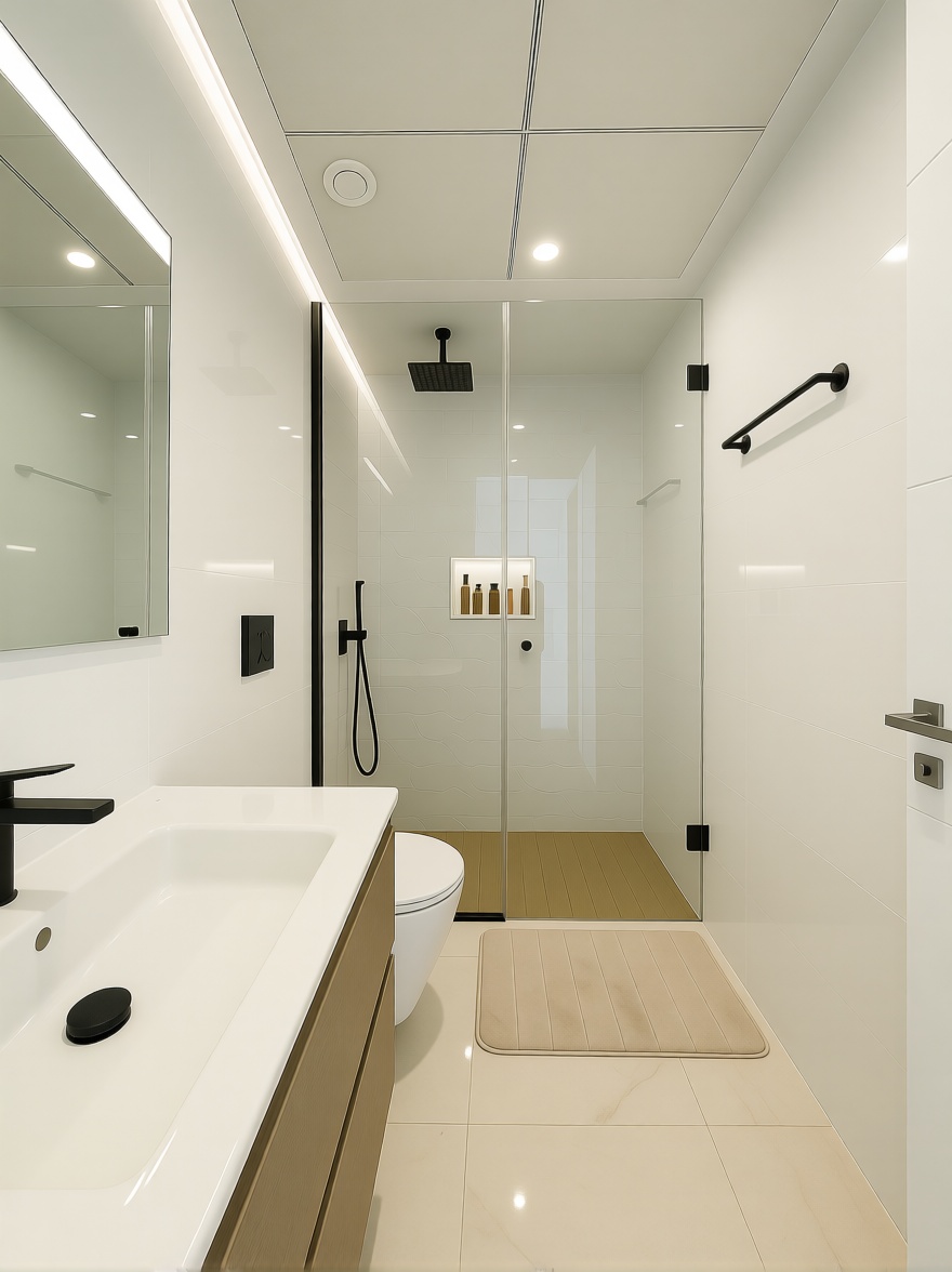 Seafront attic in Torrevieja — Bathroom