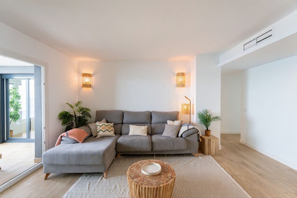 Wohnung in erste Strandlinie in Orihuela — Wohnzimmer