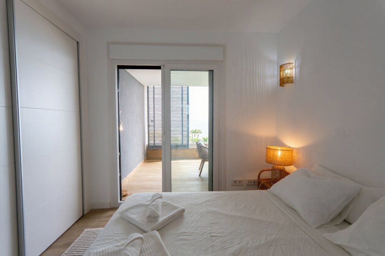 Wohnung in erste Strandlinie in Orihuela — Schlafzimmer