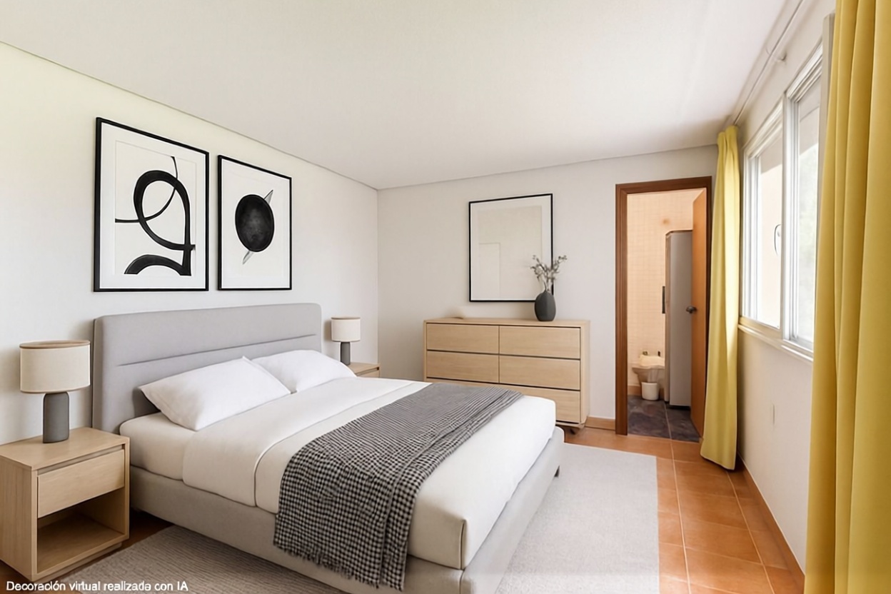 Chalet com acesso direto à praia em Altea — Quarto