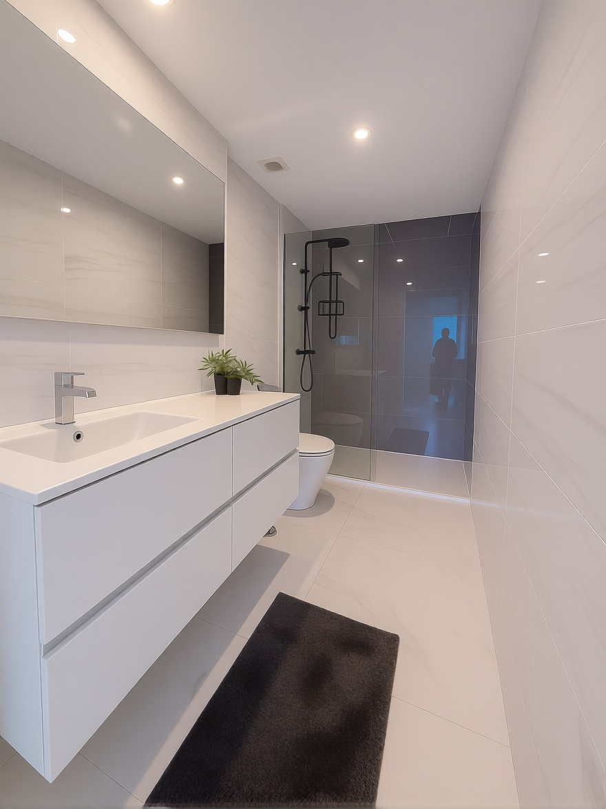 Appartement en première ligne de plage à Orihuela — Sanitaires
