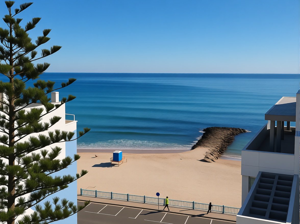 Seafront attic in Torrevieja — Sea view
