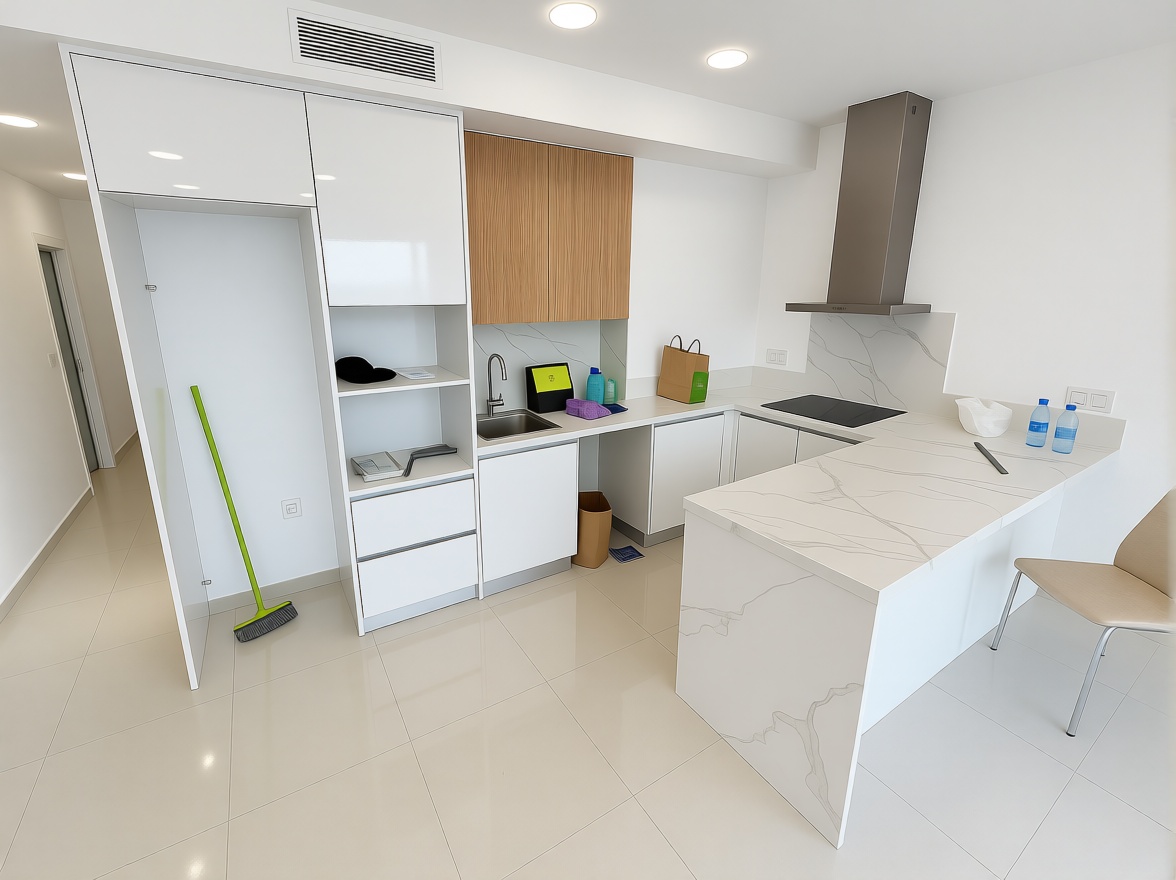Beachfront flat in Torrevieja — Bathroom