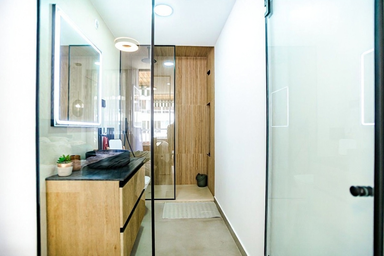 Wohnung in erste Strandlinie in Torrevieja — Schlafzimmer