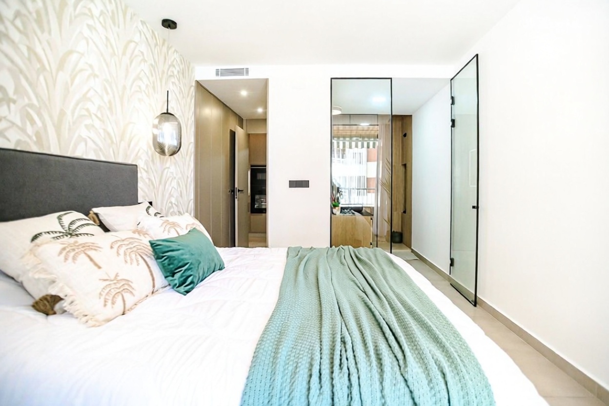 Wohnung in erste Strandlinie in Torrevieja — Bad