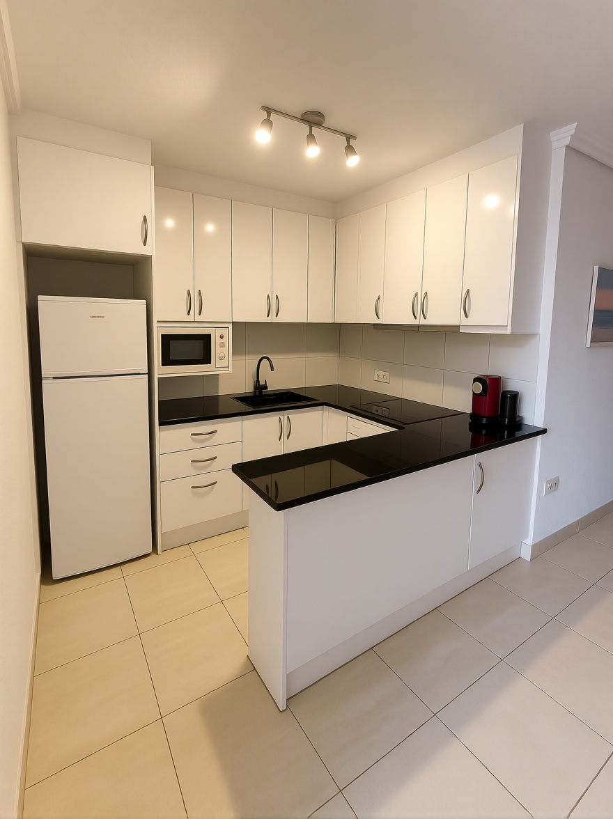 Chalet with direct beach access in Torrevieja — Sea terrace