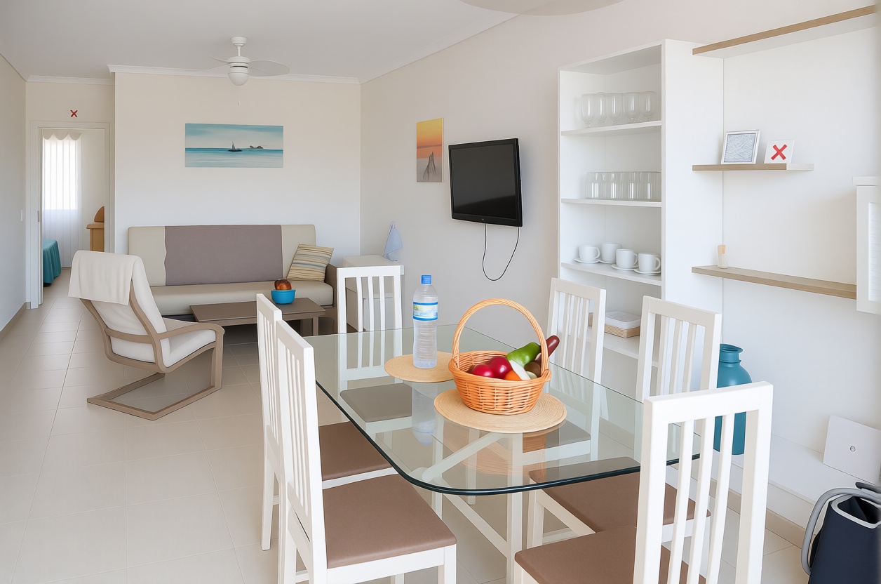 Chalet avec accès direct à la plage à Torrevieja — Séjour