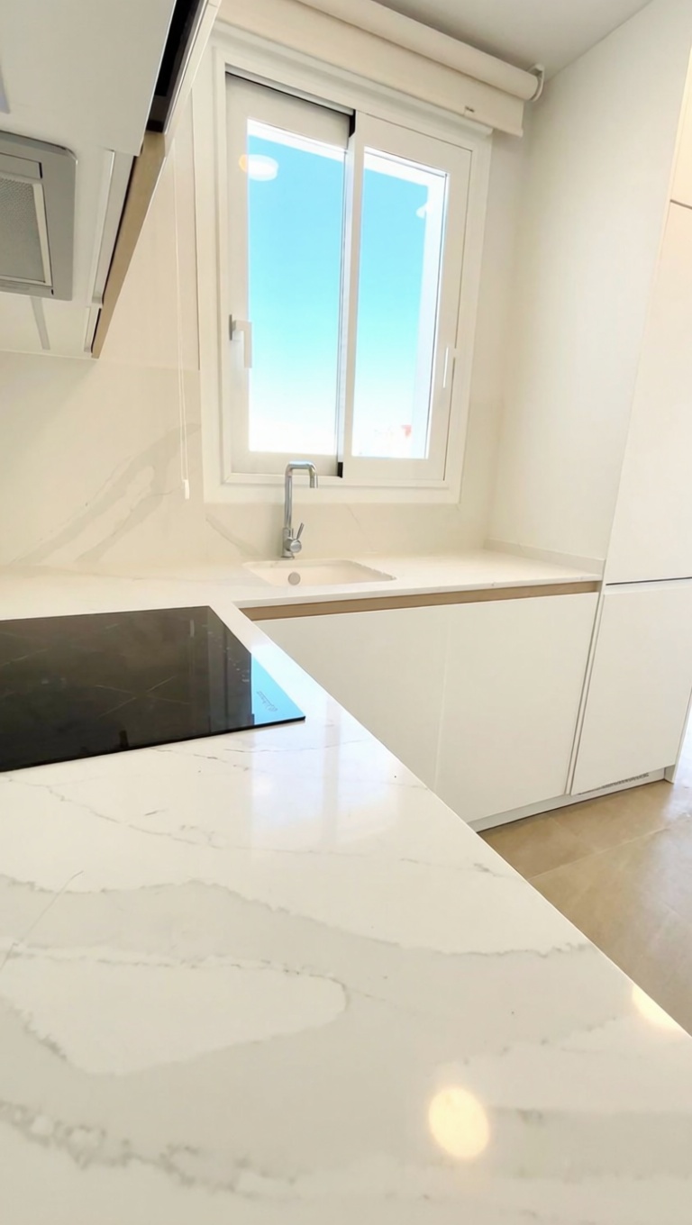Seafront attic in Torrevieja — Kitchen