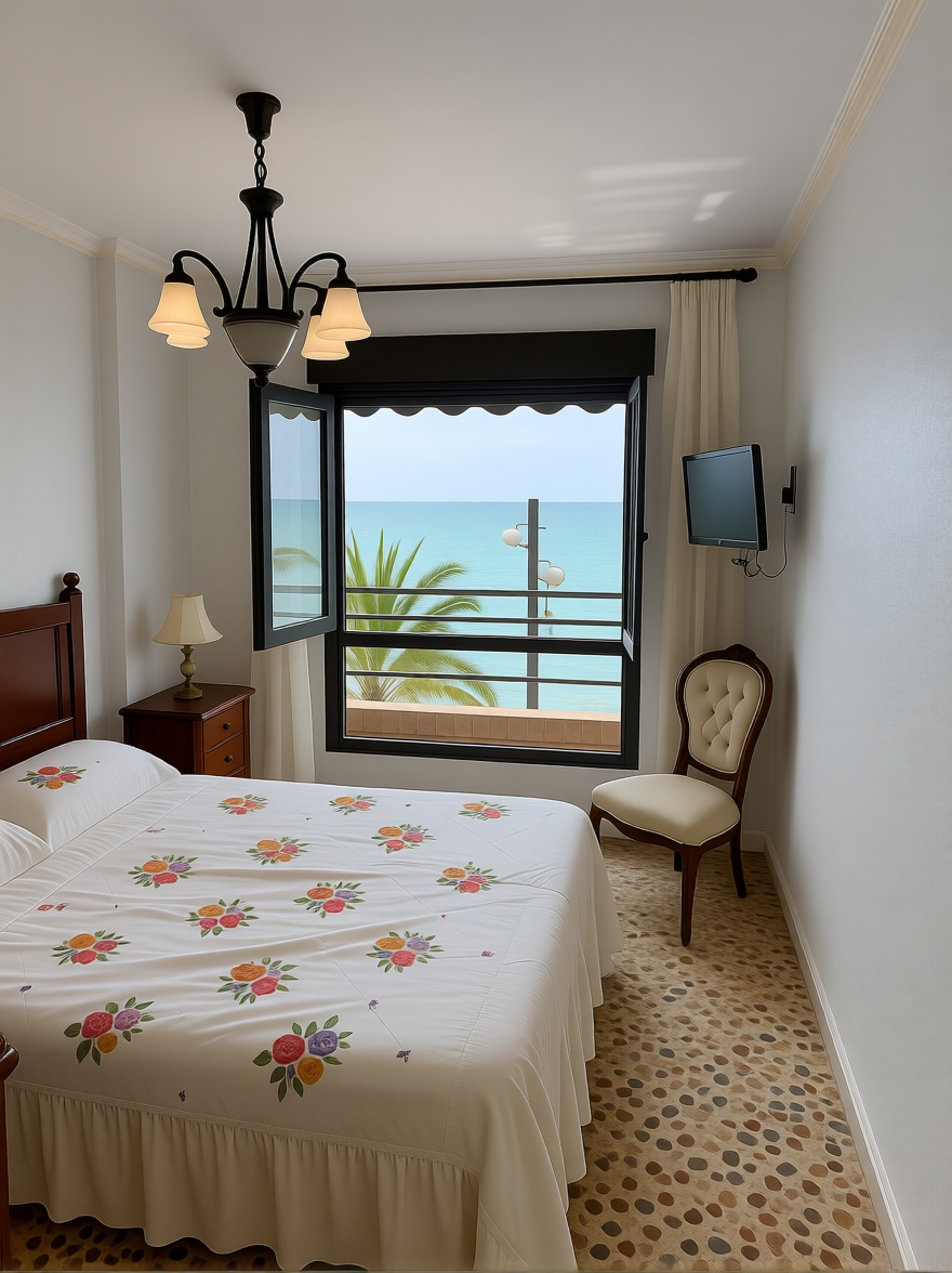 Beachfront flat in Torrevieja — Bedroom