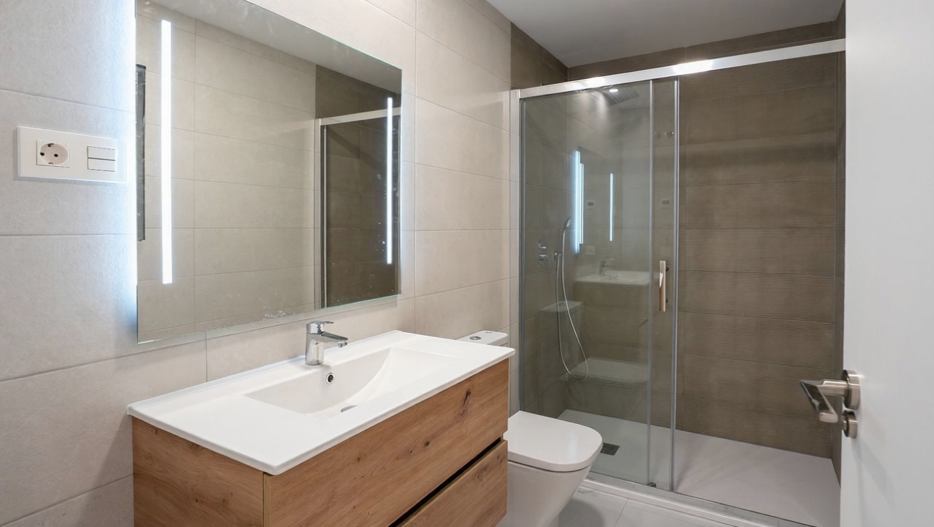 Appartement en première ligne de plage à Torrevieja — Sanitaires