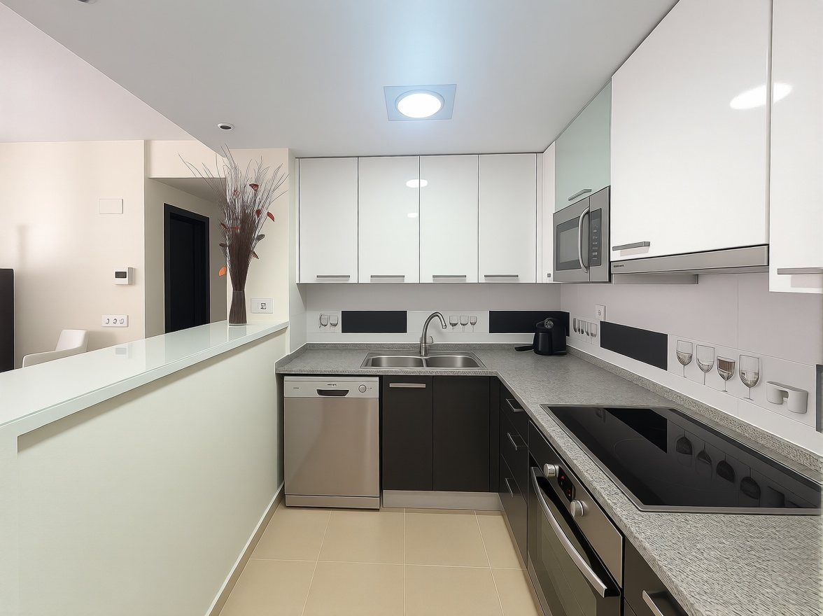 Ático en primera línea de mar en Torrevieja — Dormitorio
