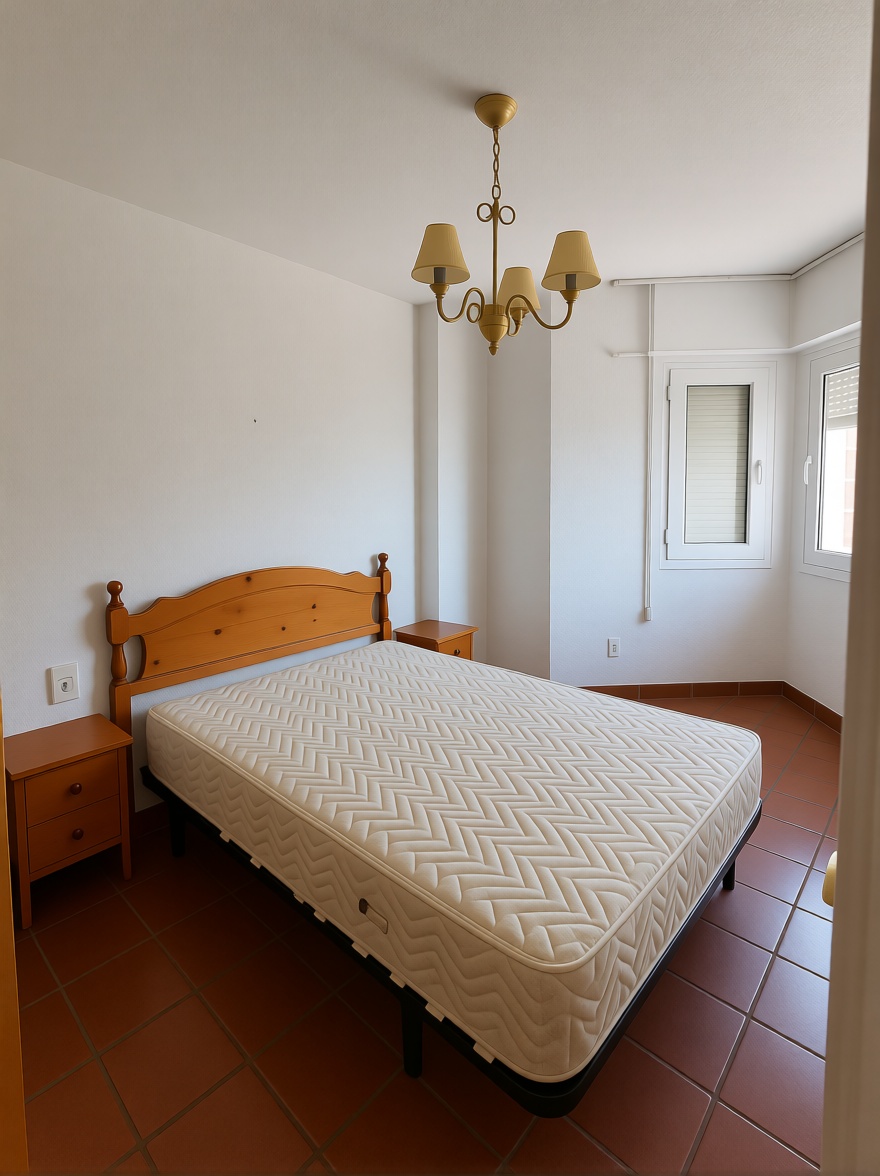 Ático en primera línea de mar en Torrevieja — Dormitorio