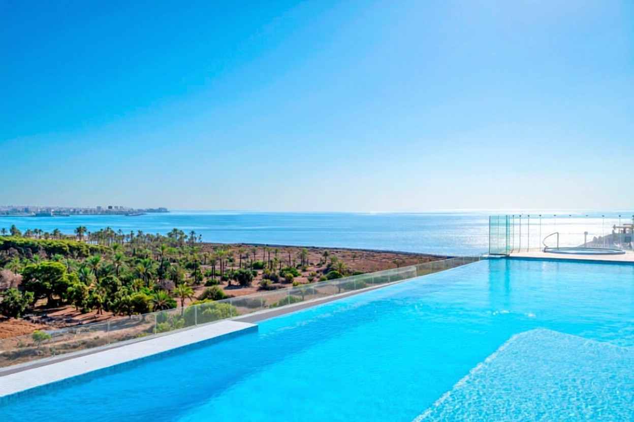 Пентхаус первая линия моря в Torrevieja — Морской вид