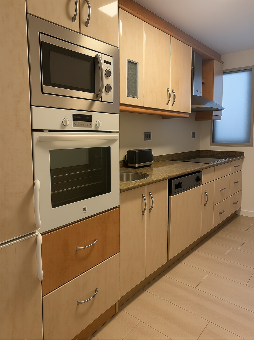 Apartamento em primeira linha de praia em Torrevieja — Cozinha