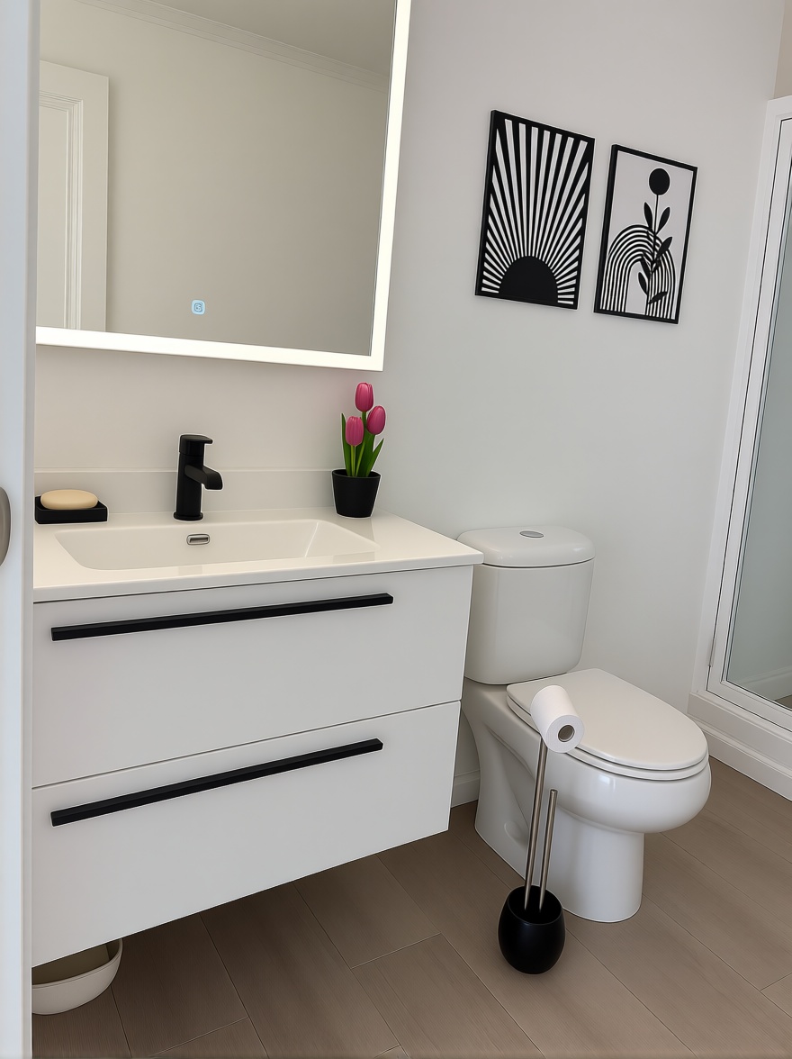 Apartamento em primeira linha de praia em Torrevieja — Casa banho