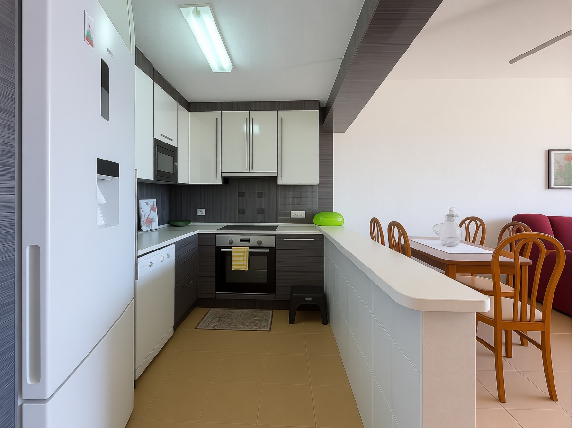 Seafront attic in Torrevieja — Kitchen