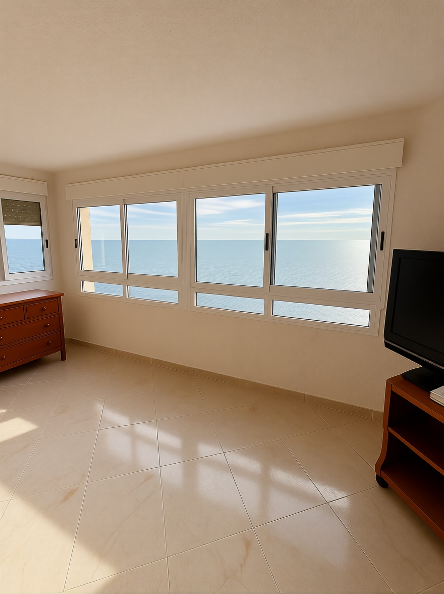 Appartement en première ligne de plage à Torrevieja — Vue mer