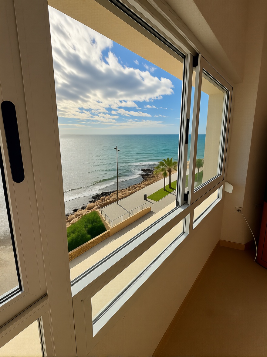 Appartement en première ligne de plage à Torrevieja — Chambre