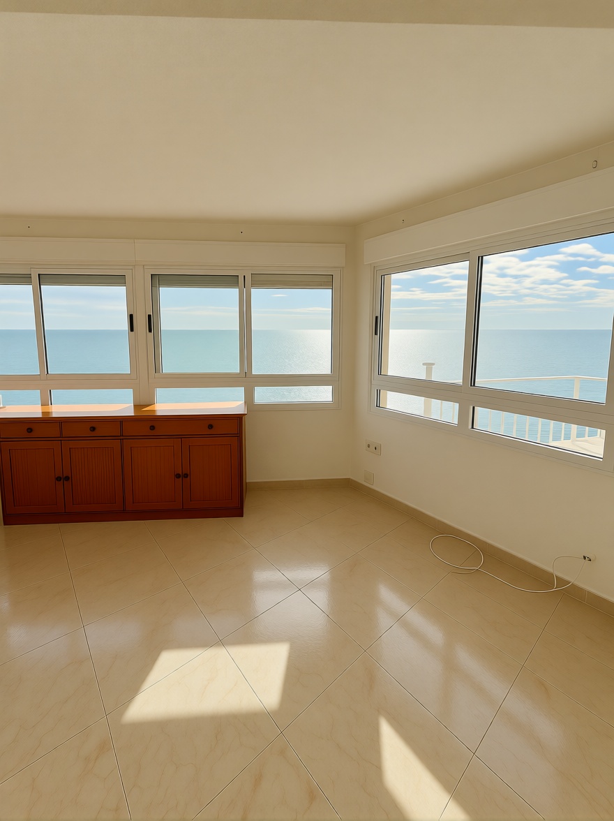 Appartement en première ligne de plage à Torrevieja — Cuisine
