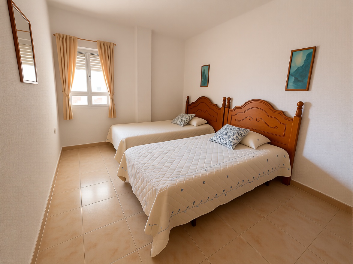 Appartement en première ligne de plage à Torrevieja — Chambre
