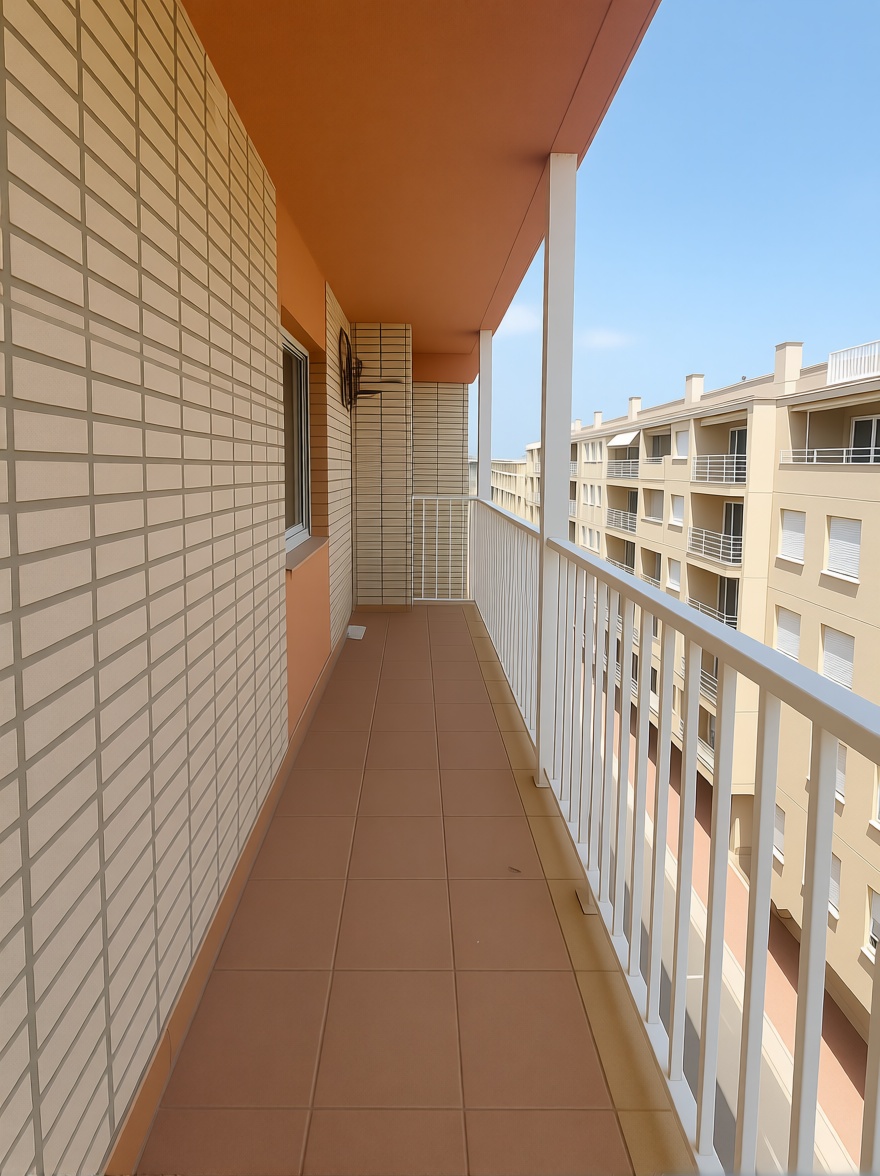 Seafront attic in Torrevieja — Living room