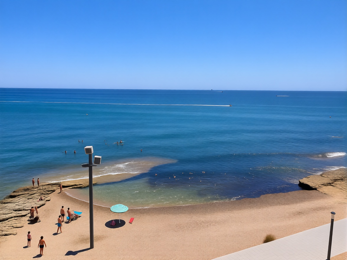 Beachfront flat in Torrevieja — Sea view