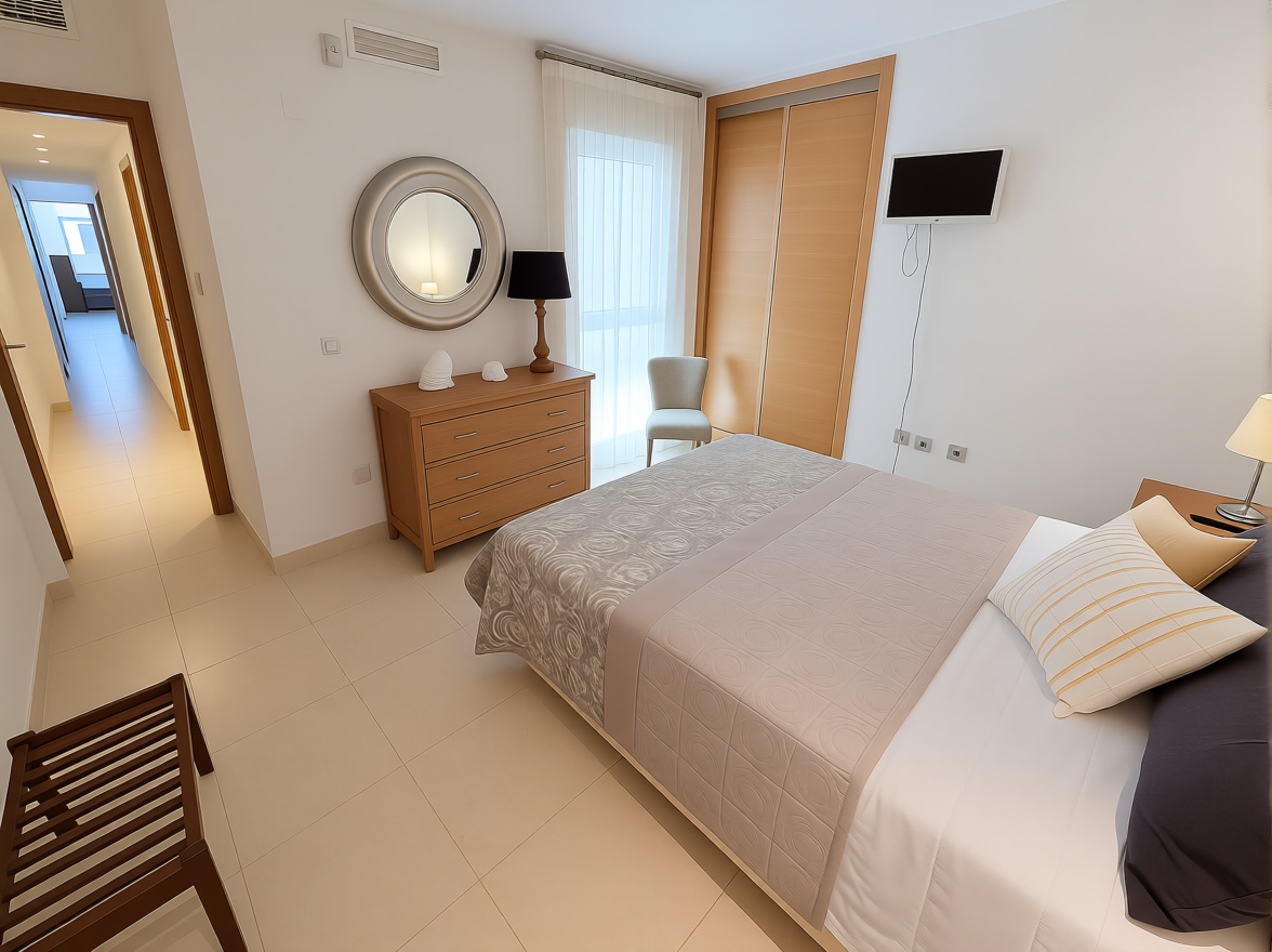 Beachfront flat in Torrevieja — Bedroom