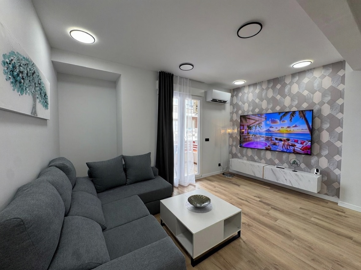 Beachfront flat in Torrevieja — Living room