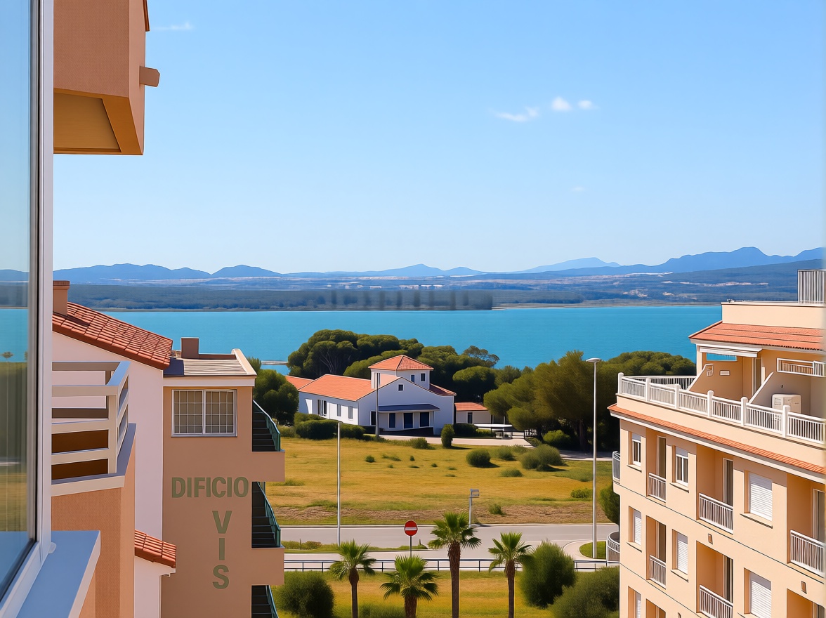 Beachfront flat in Torrevieja — Sea view