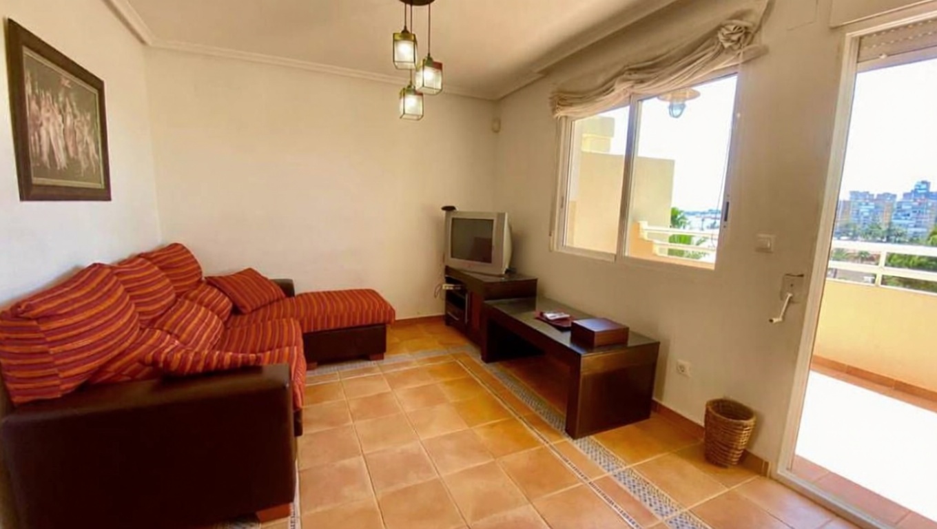 Wohnung in erste Strandlinie in Orihuela — Wohnzimmer