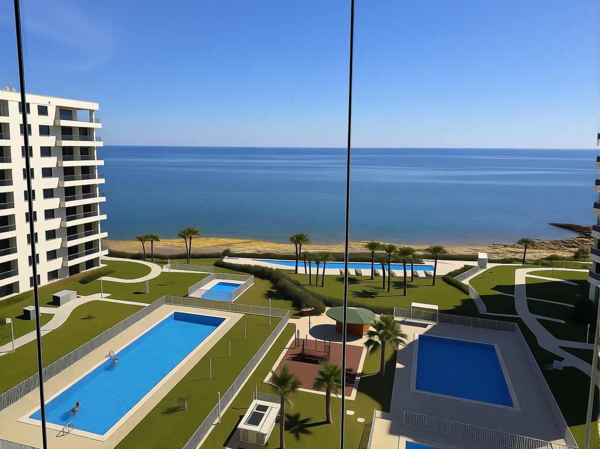 Wohnung in erste Strandlinie in Orihuela — Meerblick