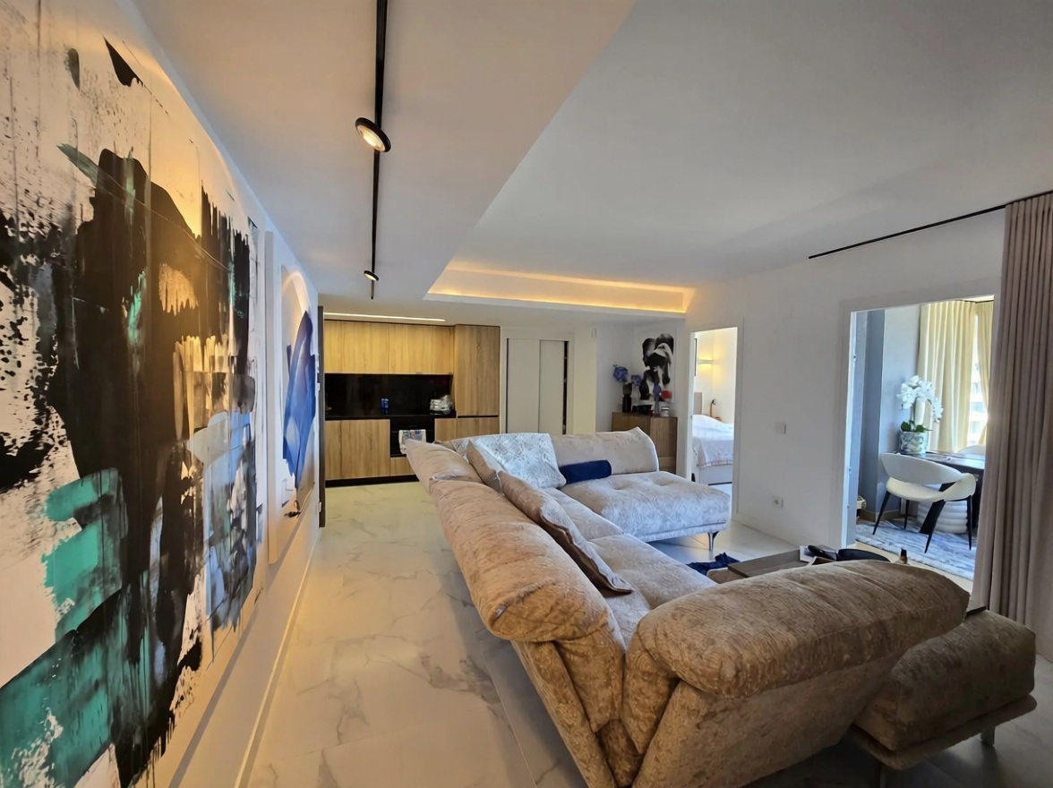 Wohnung in erste Strandlinie in Orihuela — Wohnzimmer