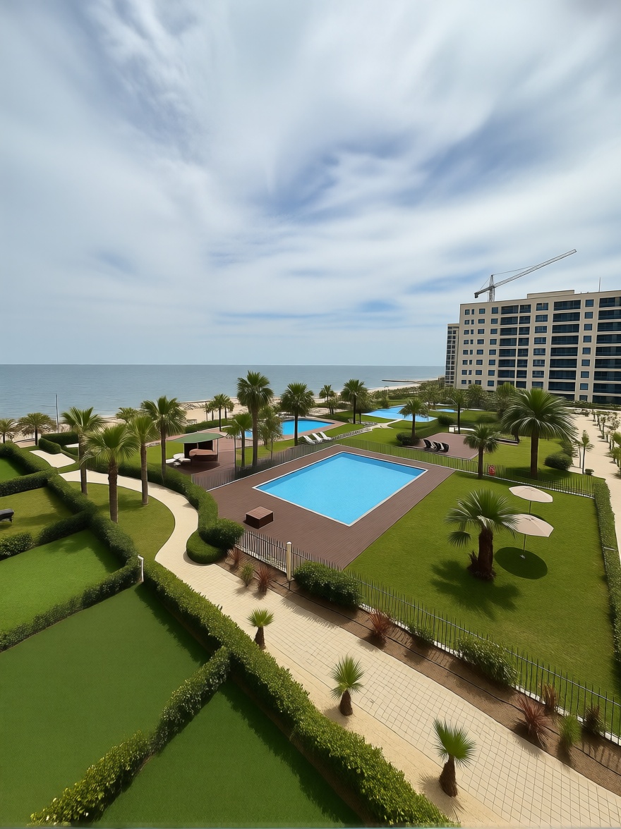 Apartamento em primeira linha de praia em Torrevieja — Vista mar