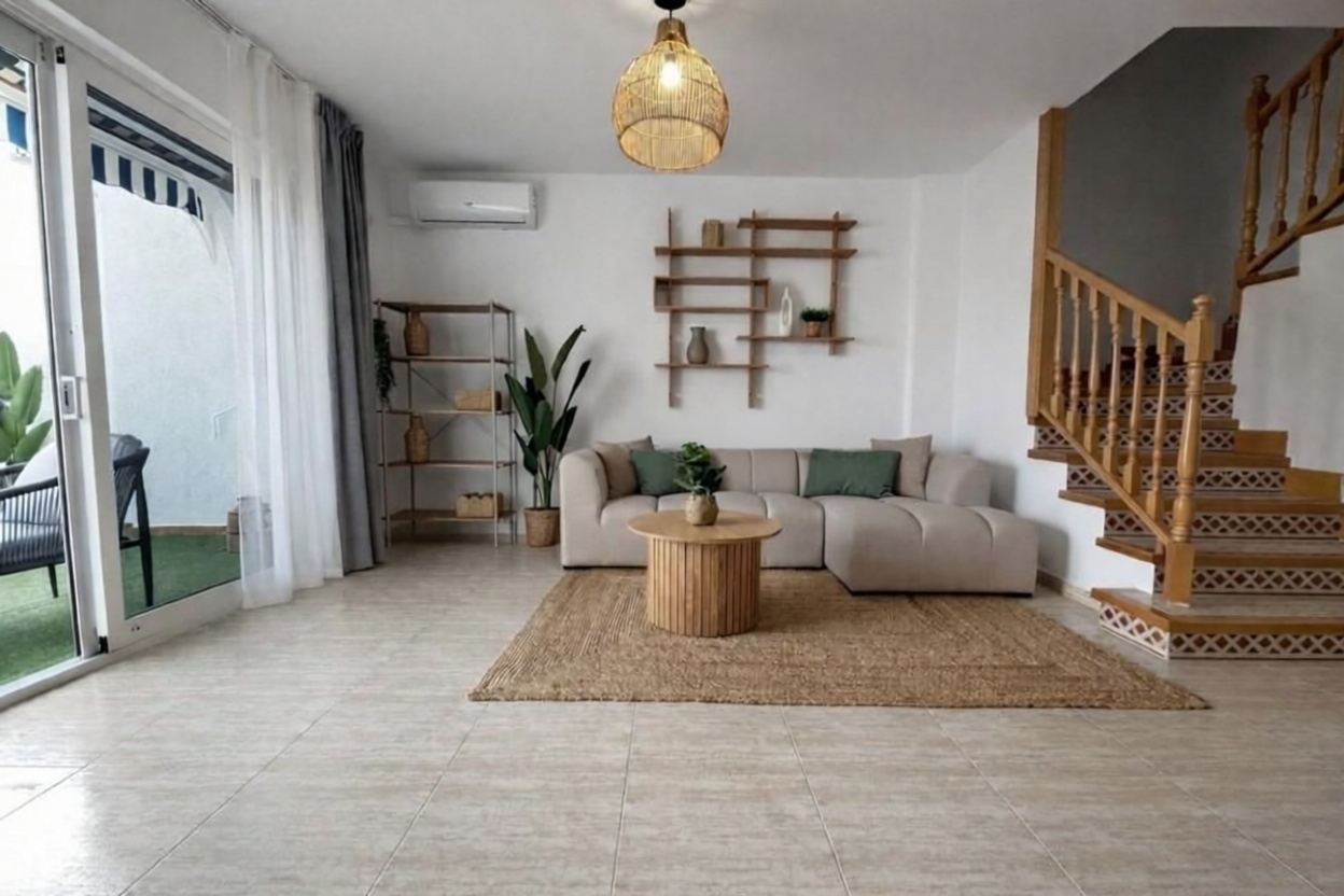 Chalet con acceso directo a playa en Orihuela — Salón