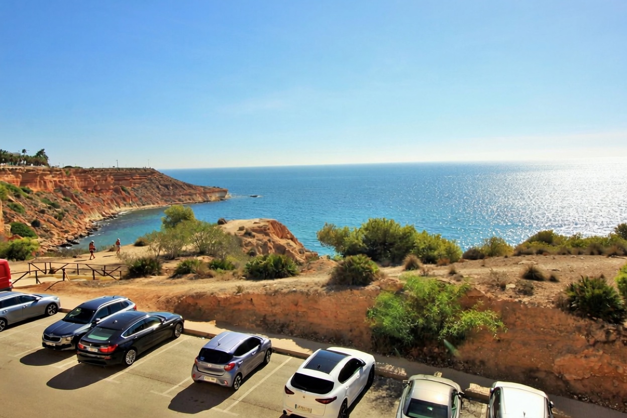 Dúplex en primera línea de playa en Orihuela — Vista mar