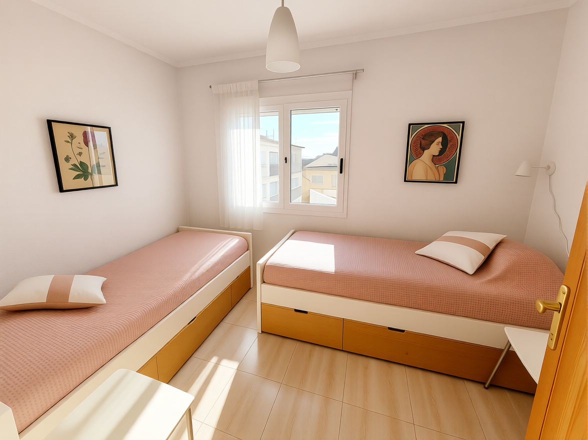 Chalet con acceso directo a playa en Pilar de la Horadada — Dormitorio