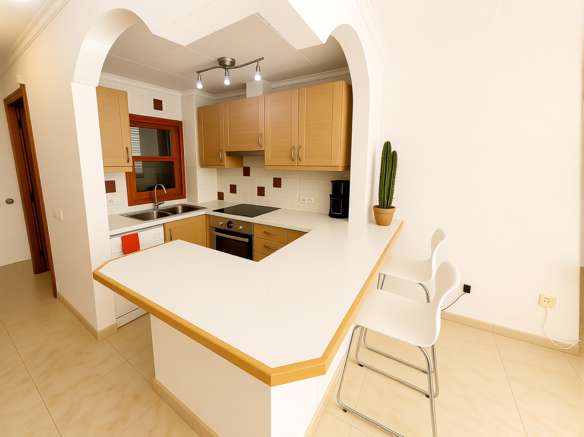 Chalet con acceso directo a playa en Pilar de la Horadada — Cocina