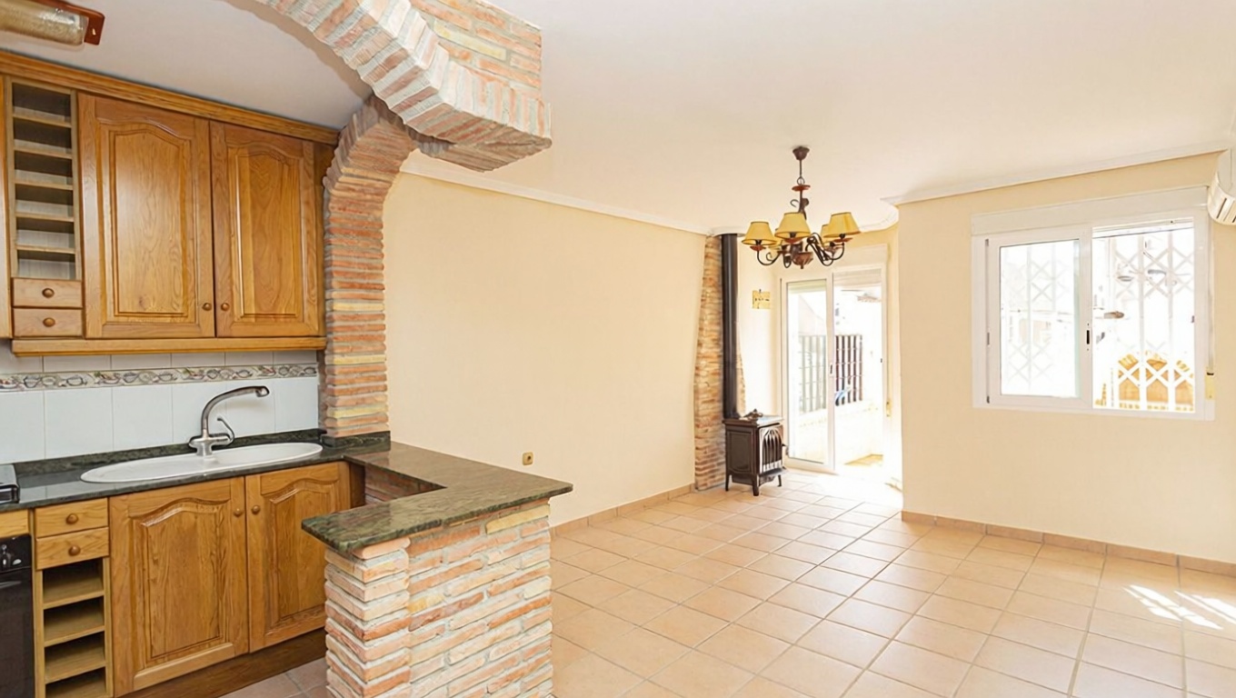 Chalet con acceso directo a playa en Pilar de la Horadada — Baño