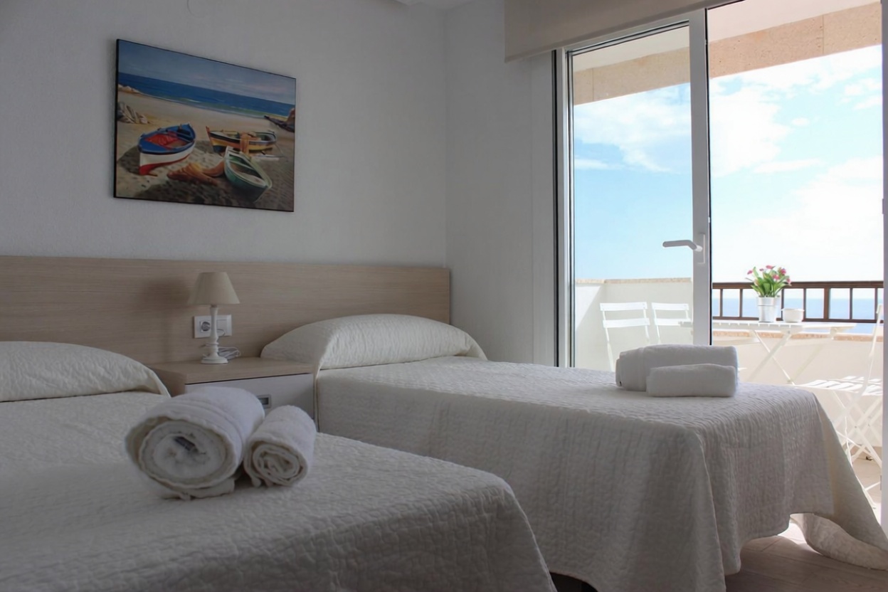 Wohnung in erste Strandlinie in Pilar de la Horadada — Schlafzimmer
