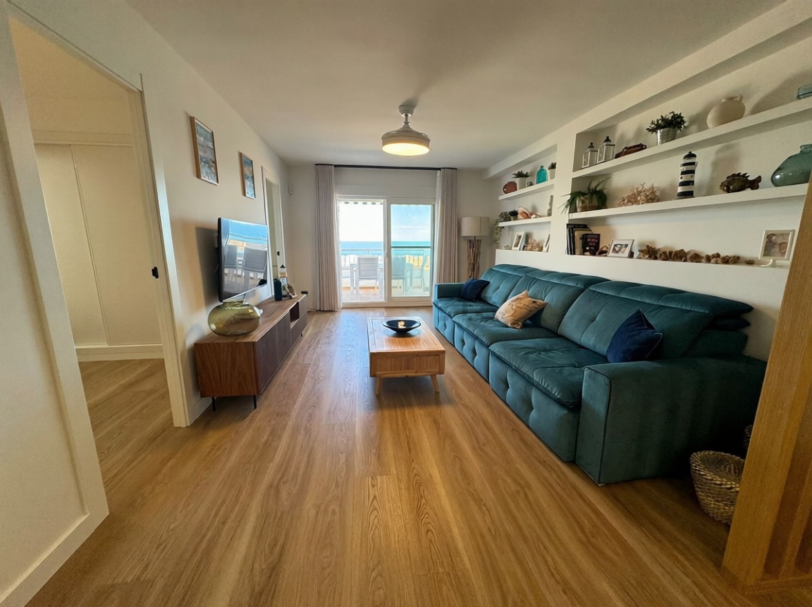 Beachfront flat in Pilar de la Horadada — Living room