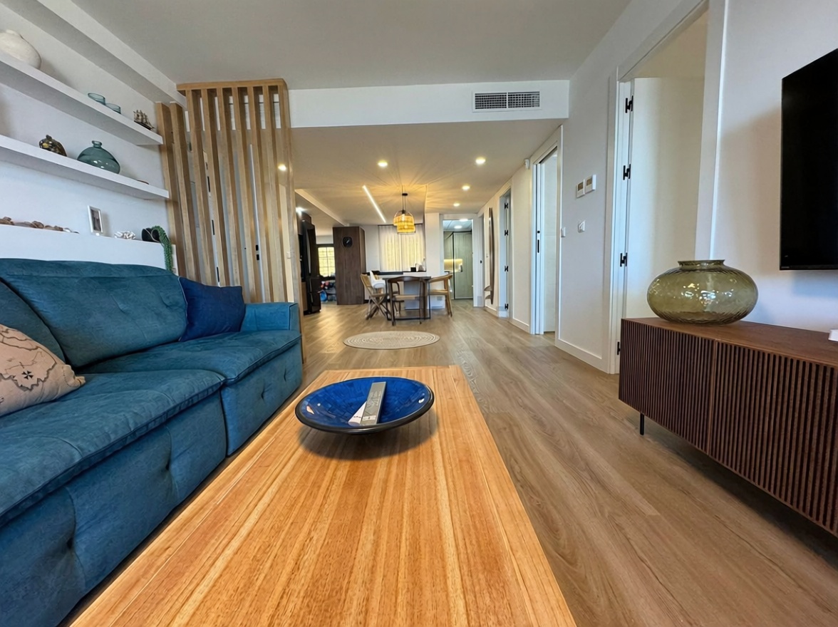 Beachfront flat in Pilar de la Horadada — Bedroom