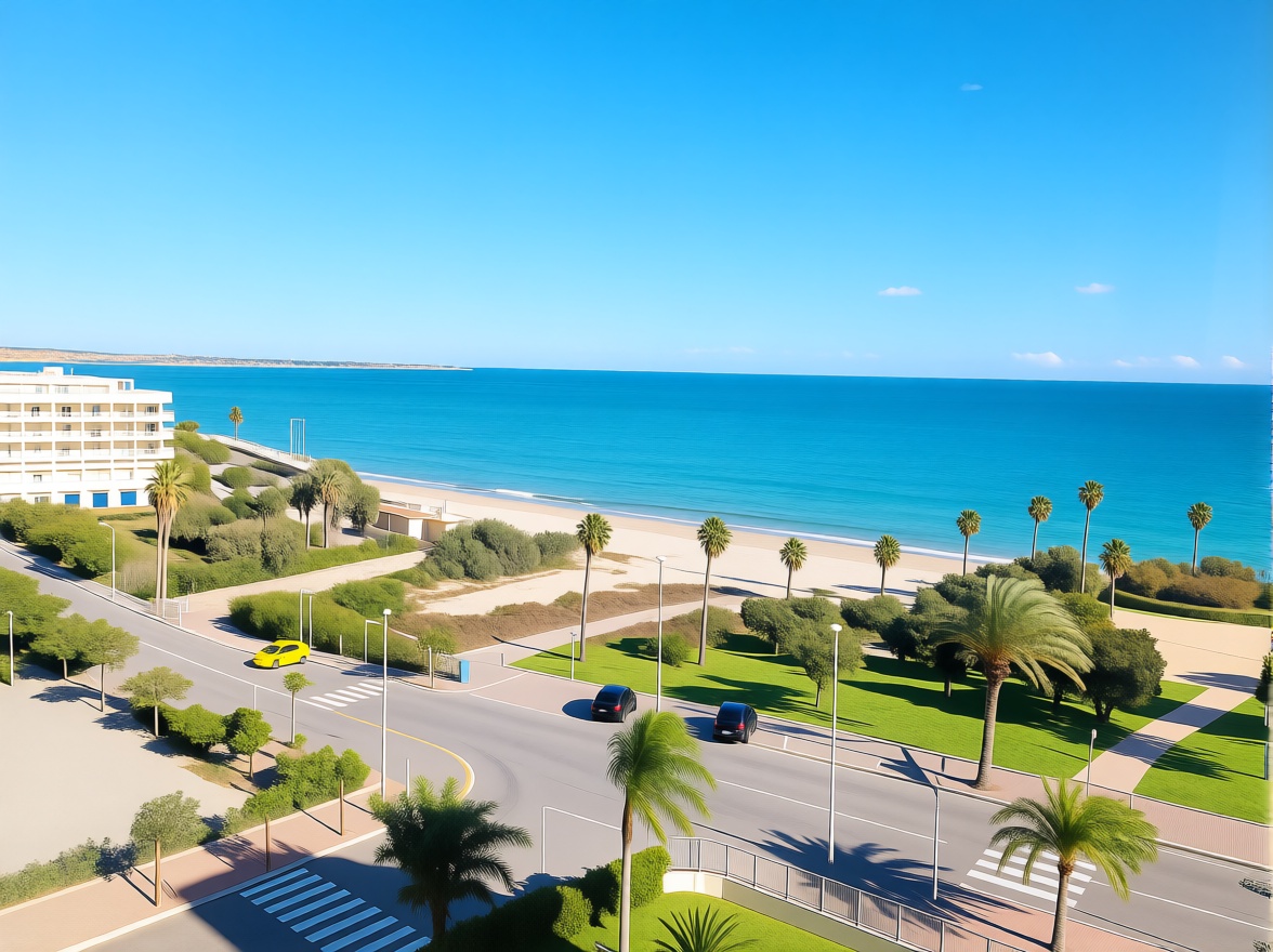 Ático en primera línea de mar en Pilar de la Horadada — Vista mar