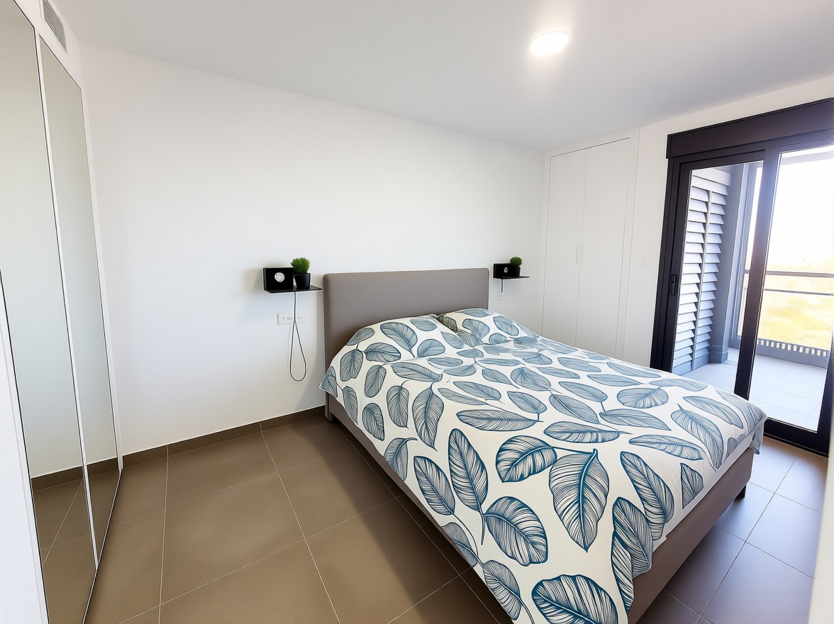 Ático en primera línea de mar en Pilar de la Horadada — Dormitorio