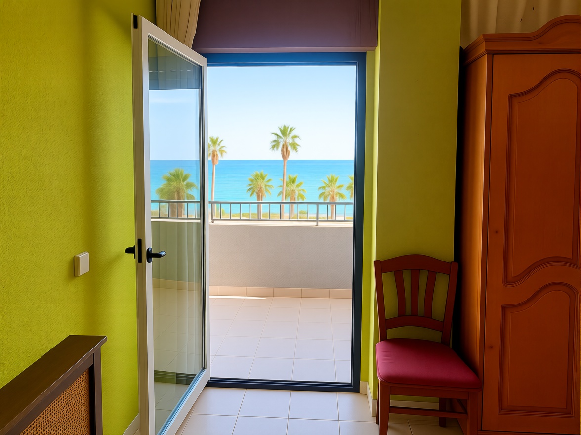 Piso en primera línea de playa en Pilar de la Horadada — Dormitorio