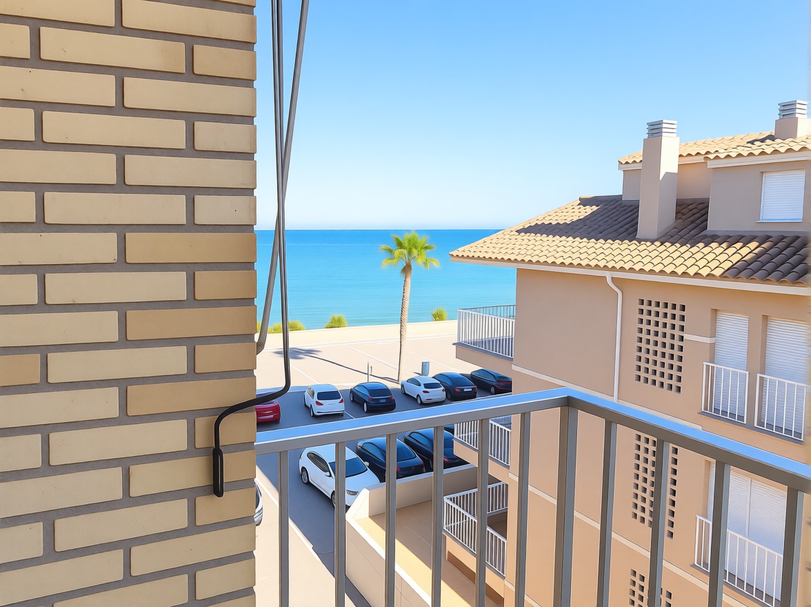Apartamento em primeira linha de praia em Pilar de la Horadada — Vista mar
