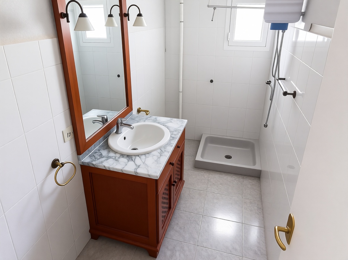 Apartamento em primeira linha de praia em Pilar de la Horadada — Casa banho